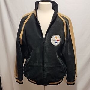 Pittsburgh Steelers, suede coat size XL